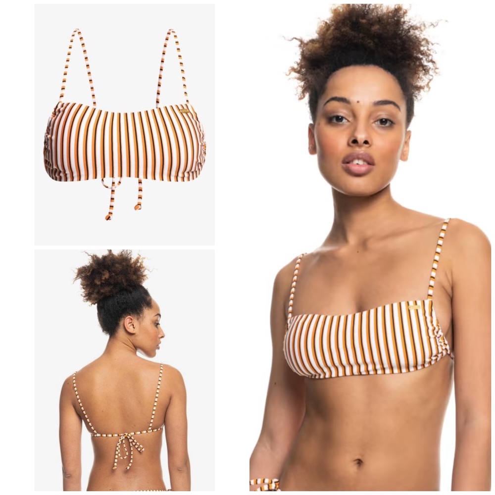 🔆 Roxy PT Beach Classics Bandeau Bra Bikini Top